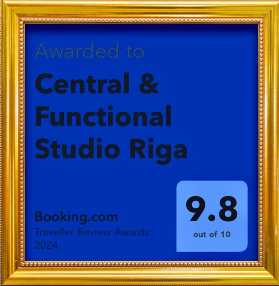 Central & Functional Studio Riga Extérieur photo